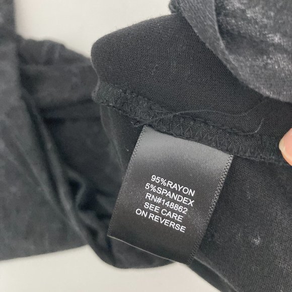 New Torrid Top Favorite Tunic Super Soft Mineral Wash Black Short Sleeve Size 3 - Picture 5 of 6